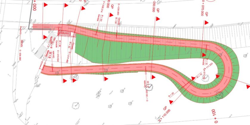 Die neue Rad- und Fußwegrampe auf die Westbrücke in Linz